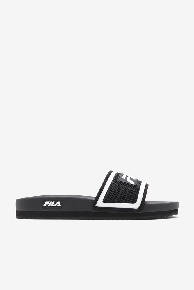 Fila Miesten Sandaalit Lunar Slide Mustat - GXYN-17503